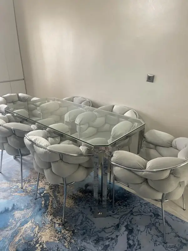 BALON SANDALYE ÇELİK MASA TAKIMI
