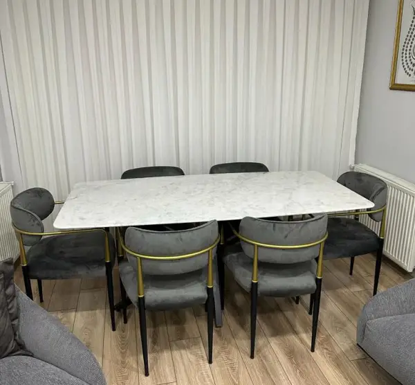 MERMER MASA ELEGANCE SANDALYELİ TAKIM
